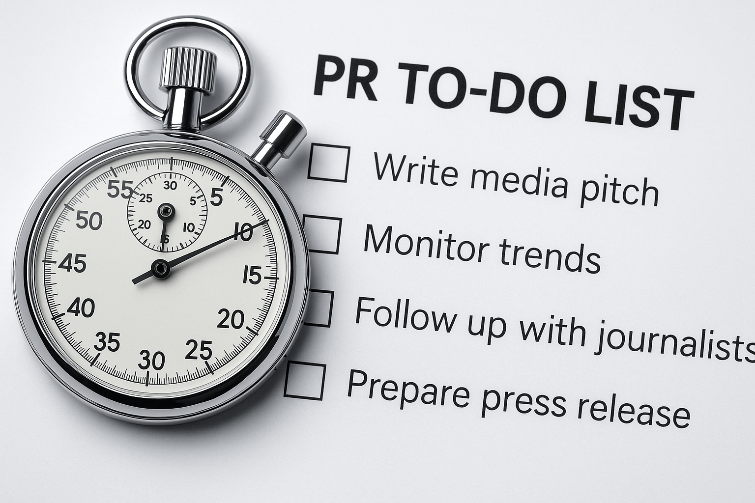 Speed in Public Relations visual