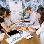 Team aligning brand positioning with audience perception in a strategy session
